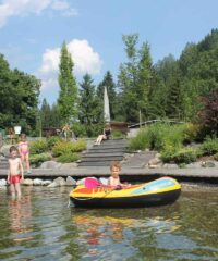 Zwemmen: Natuurzwembad Waldbad Mauthen